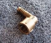 barbed and threaded connector
